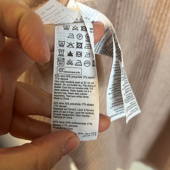 NWT ALLSAINTS Rhoda V-Neck Jumper - Picture 11 of 12